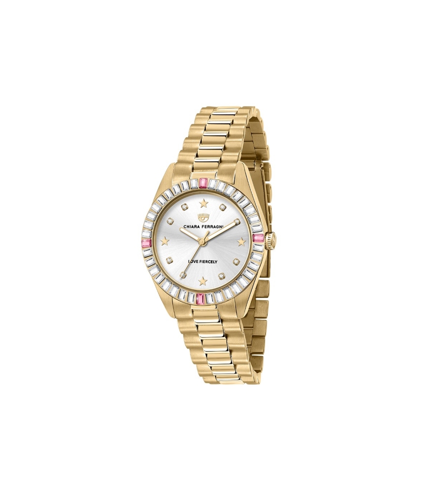 Ceas QUARTZ CHIARA FERRAGNI R1953100503 pentru Femei auriu argintiu