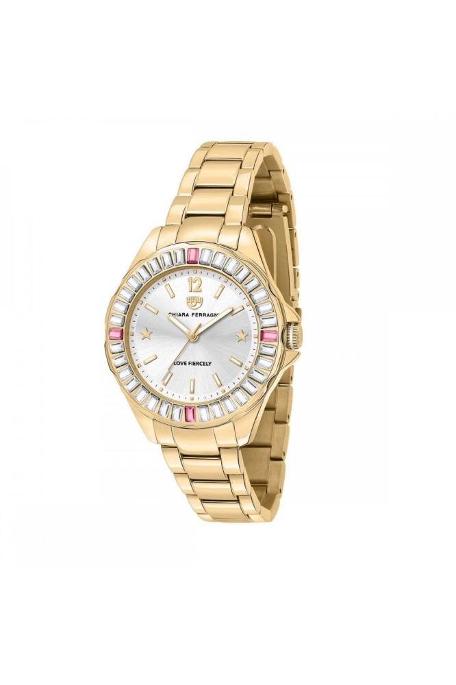 Ceas QUARTZ CHIARA FERRAGNI R1953101502 pentru Femei auriu argintiu