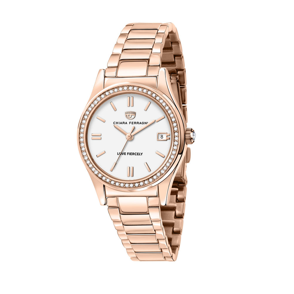 Ceas QUARTZ CHIARA FERRAGNI R1953102503 pentru Femei roz alb