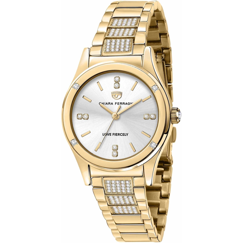 Ceas QUARTZ CHIARA FERRAGNI R1953102506 pentru Femei auriu argintiu