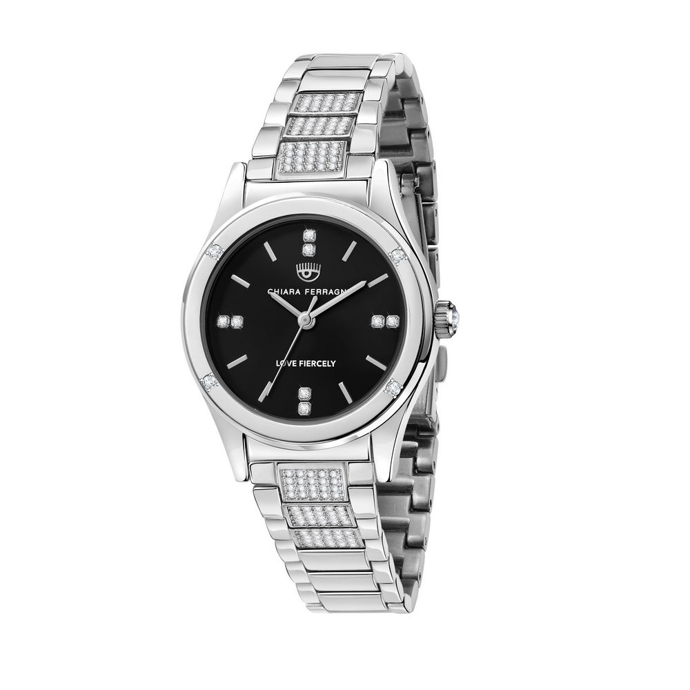 Ceas QUARTZ CHIARA FERRAGNI R1953102507 pentru Femei argintiu negru