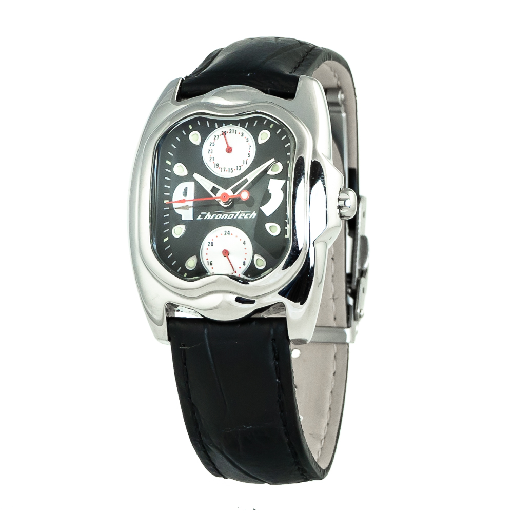 Ceas QUARTZ CHRONOTECH CT7220L-05 pentru Femei argintiu negru