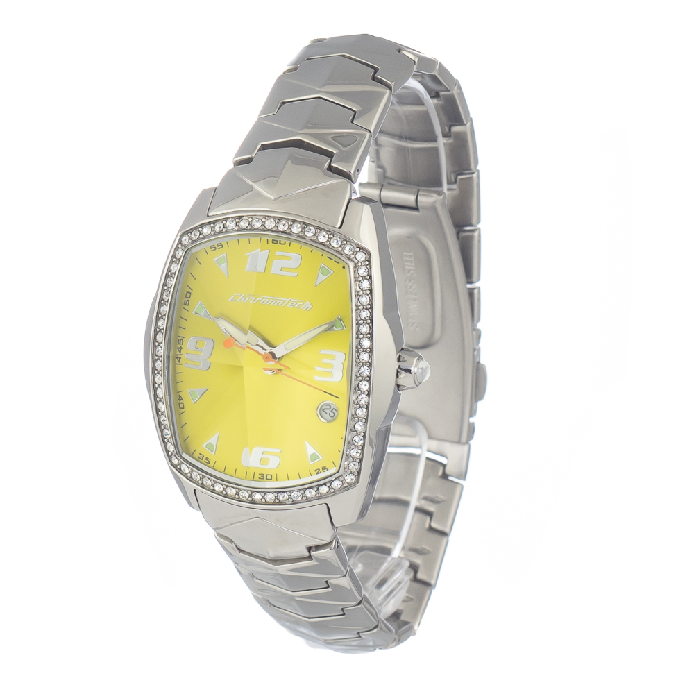 Ceas QUARTZ CHRONOTECH CT7504LS-05M pentru Femei argintiu galben