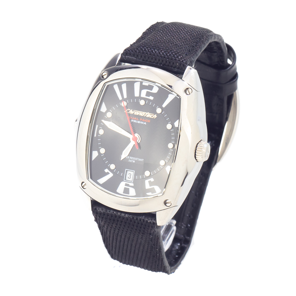 Ceas QUARTZ CHRONOTECH CT7696L-03 pentru Femei argintiu negru