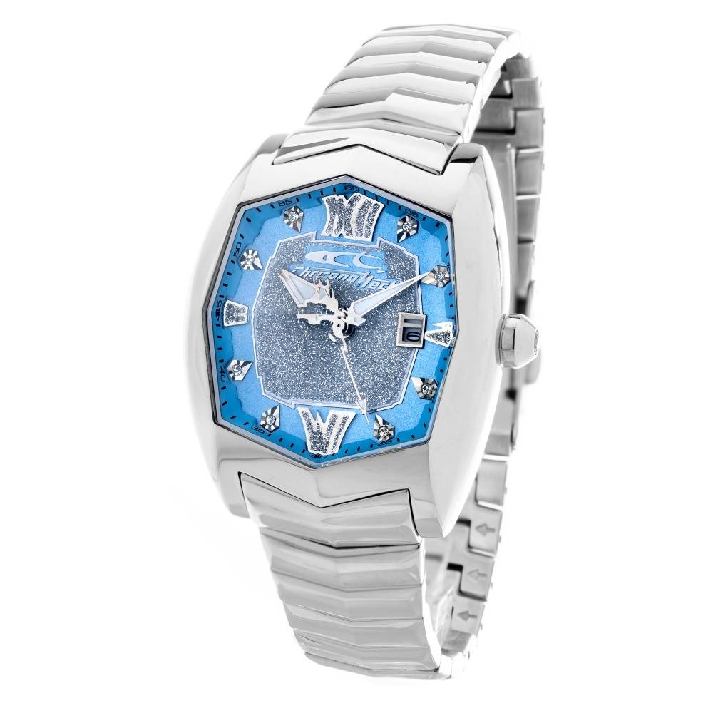 Ceas QUARTZ CHRONOTECH CT7964L-01M pentru Femei argintiu albastru