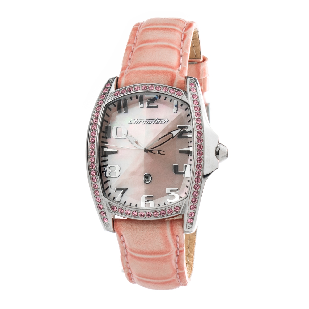 Ceas QUARTZ CHRONOTECH CT7988LS-27 pentru Femei argintiu roz