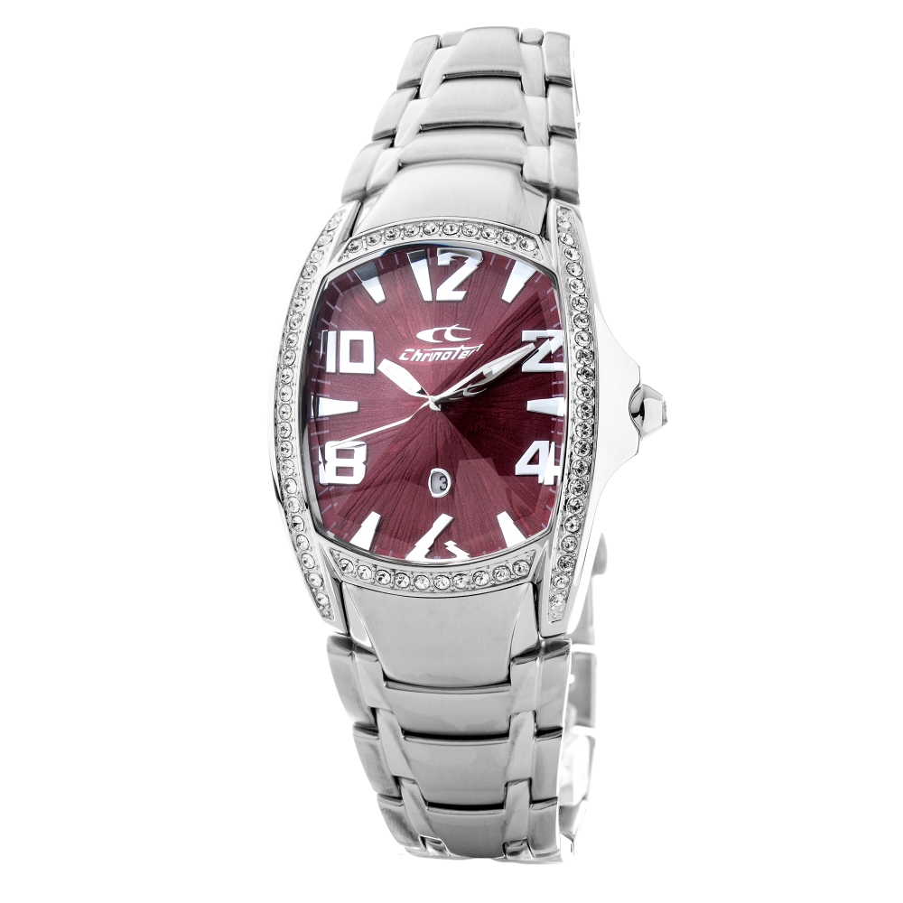 Ceas QUARTZ CHRONOTECH CT7988LS-64M pentru Femei argintiu rosu