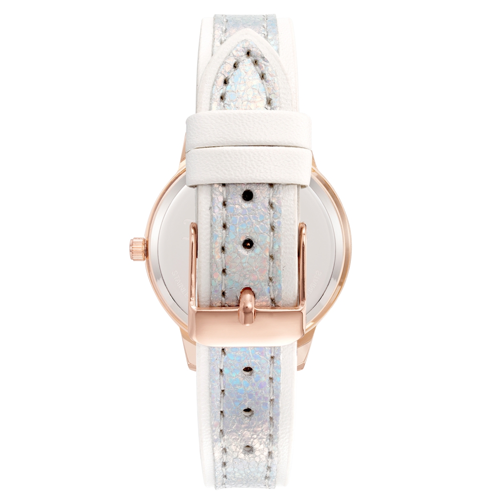 Ceas QUARTZ JUICY COUTURE JC1292RGSI pentru Femei roz alb argintiu