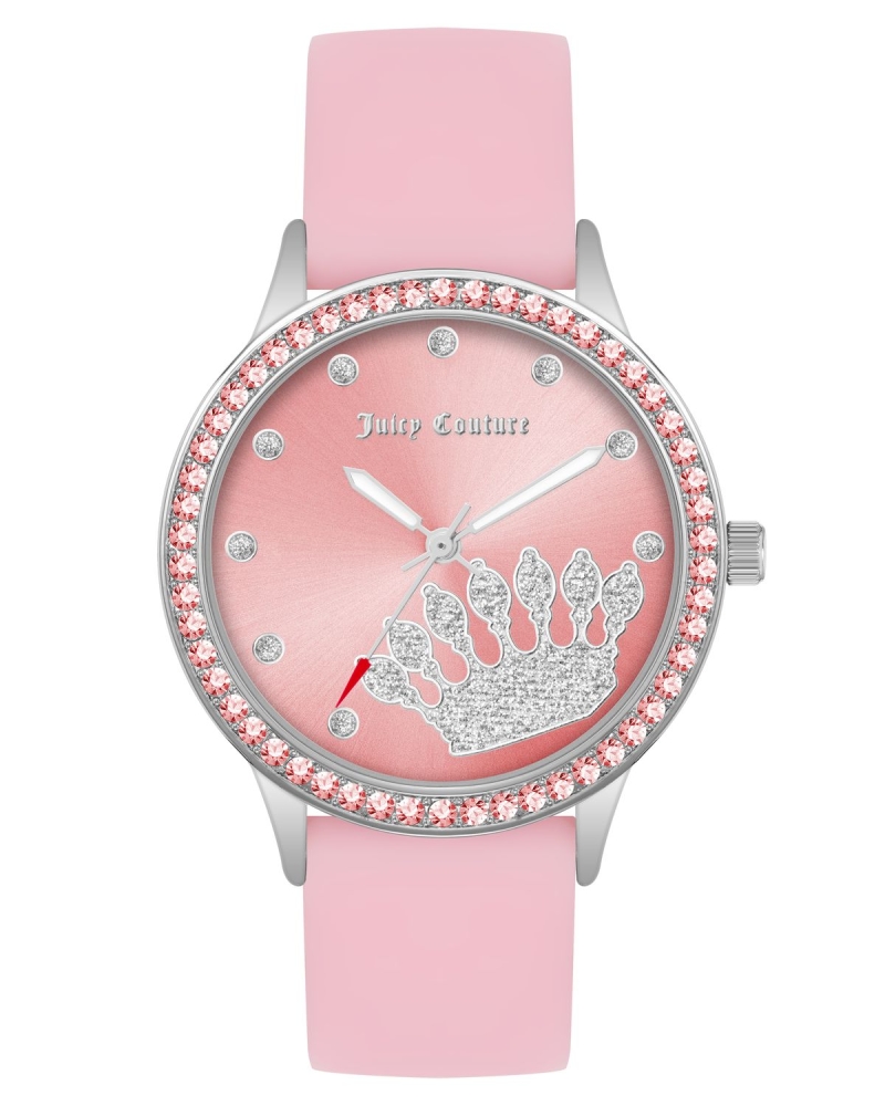 Ceas QUARTZ JUICY COUTURE JC1343SVPK pentru Femei argintiu roz