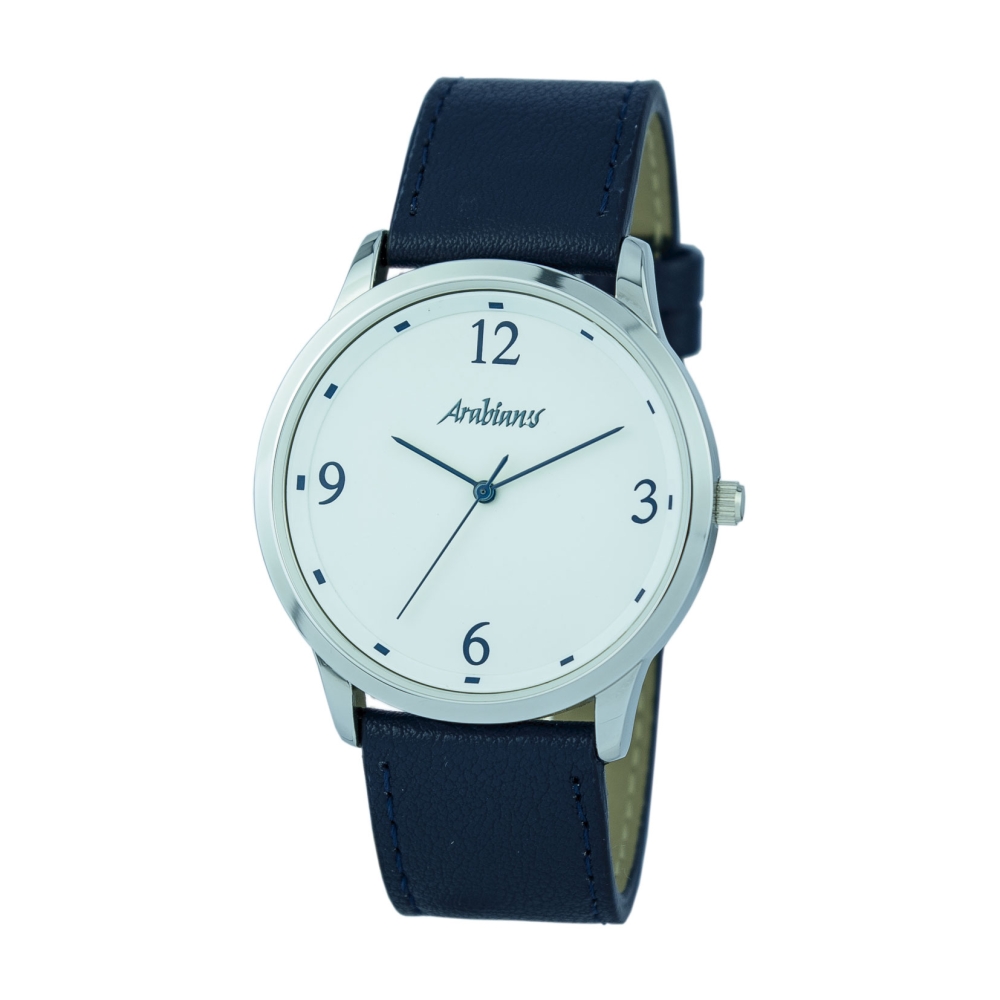 Ceas QUARTZ MAN ARABIANS HBA2249A argintiu albastru alb