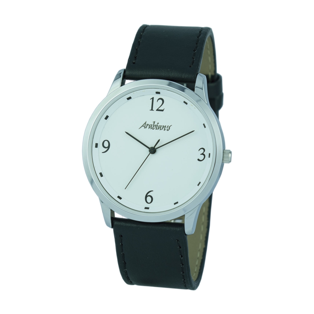 Ceas QUARTZ MAN ARABIANS HBA2249N argintiu negru alb