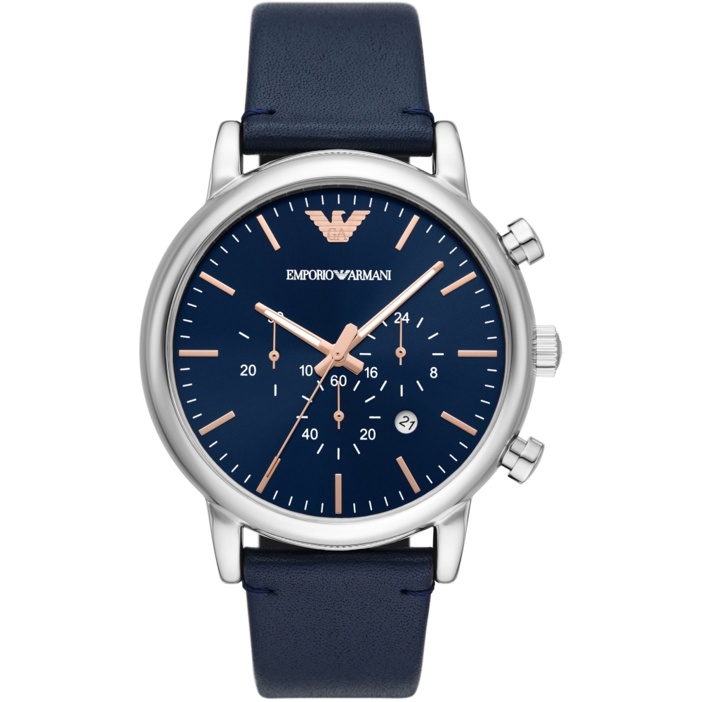 Ceas QUARTZ MAN ARMANI AR11451 gri albastru