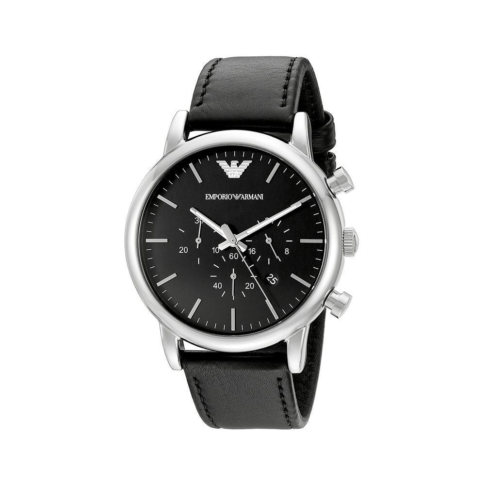 Ceas QUARTZ MAN ARMANI AR1828 argintiu negru