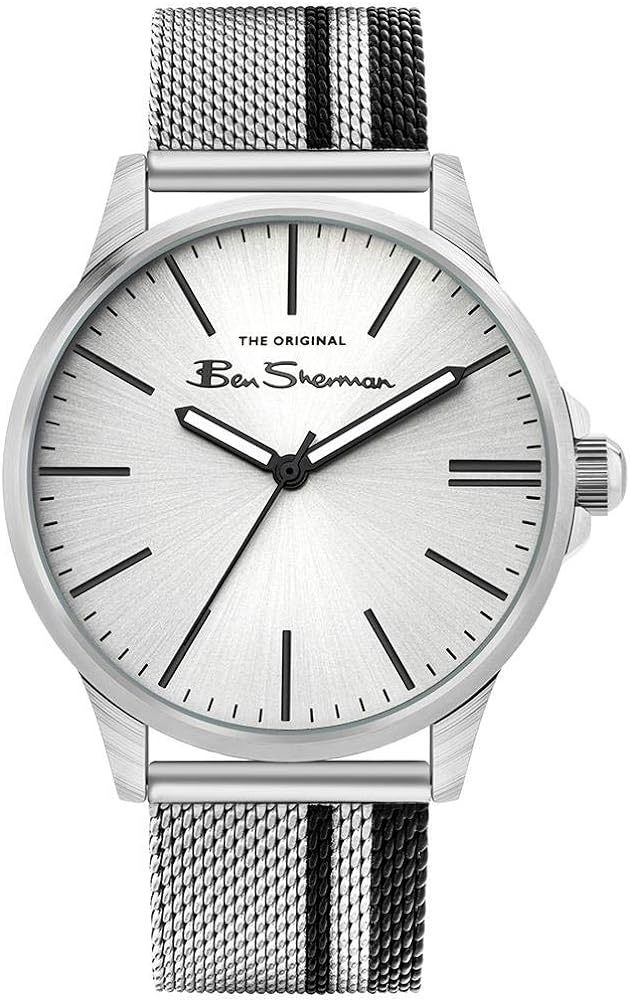 Ceas QUARTZ MAN BEN SHERMAN BS032SM gri