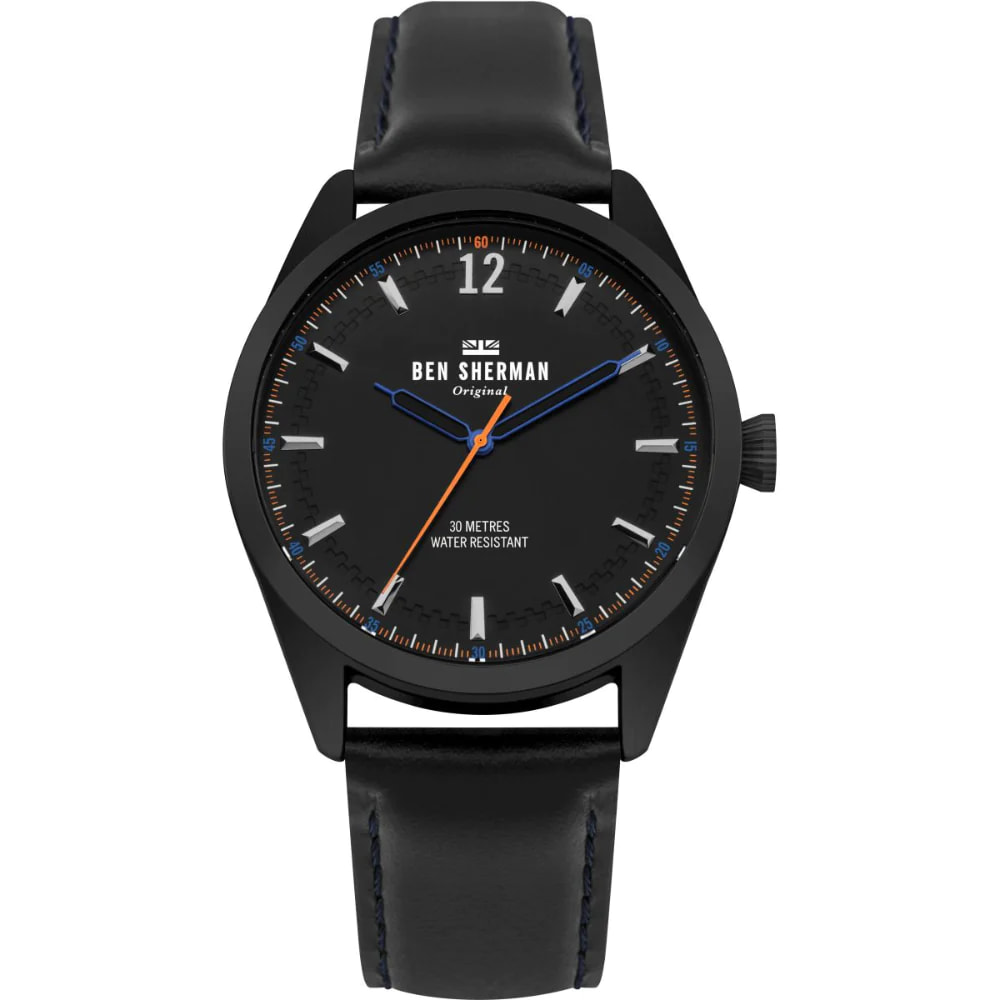 Ceas QUARTZ MAN BEN SHERMAN WB019BB negru