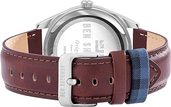 Ceas QUARTZ MAN BEN SHERMAN WB040T gri maro albastru