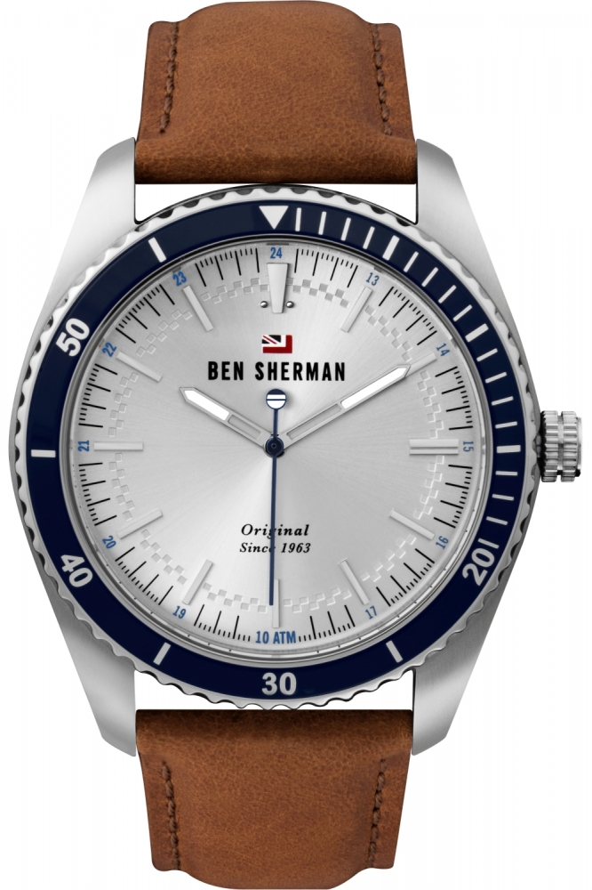 Ceas QUARTZ MAN BEN SHERMAN WBS114UT gri maro