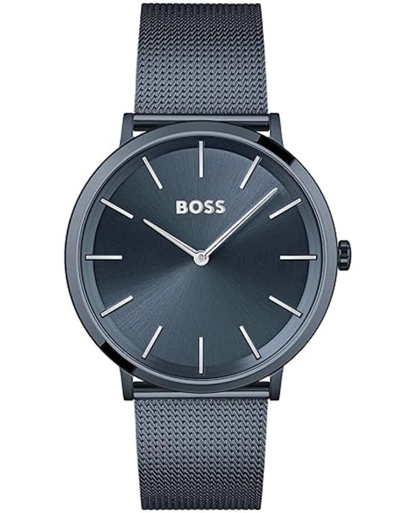 Ceas QUARTZ MAN BOSS 1513827 albastru