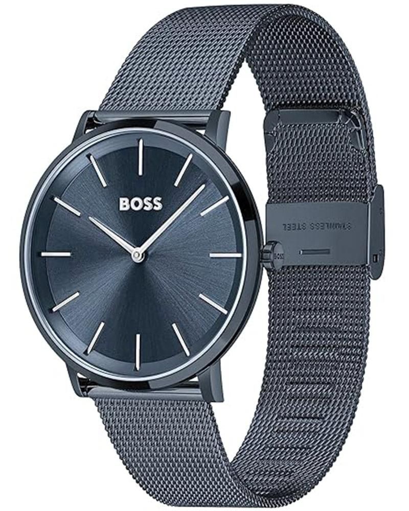 Ceas QUARTZ MAN BOSS 1513827 albastru