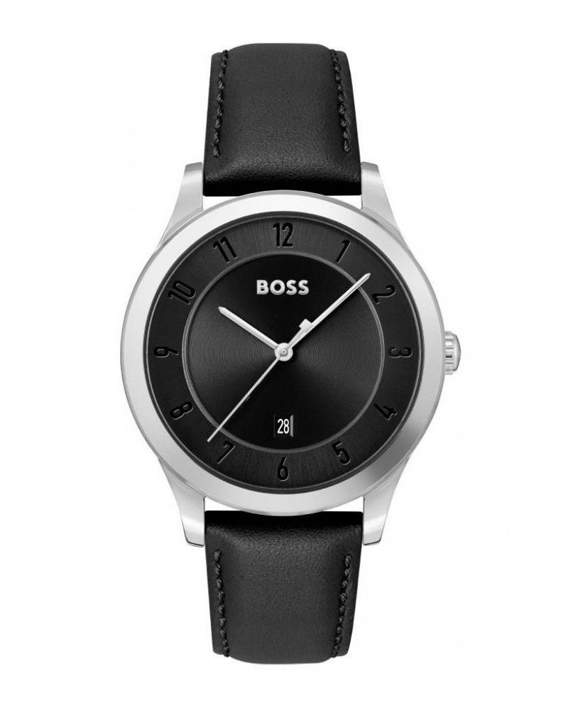 Ceas QUARTZ MAN BOSS 1513984 argintiu negru