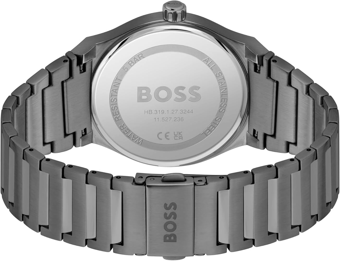 Ceas QUARTZ MAN BOSS 1514078 gri