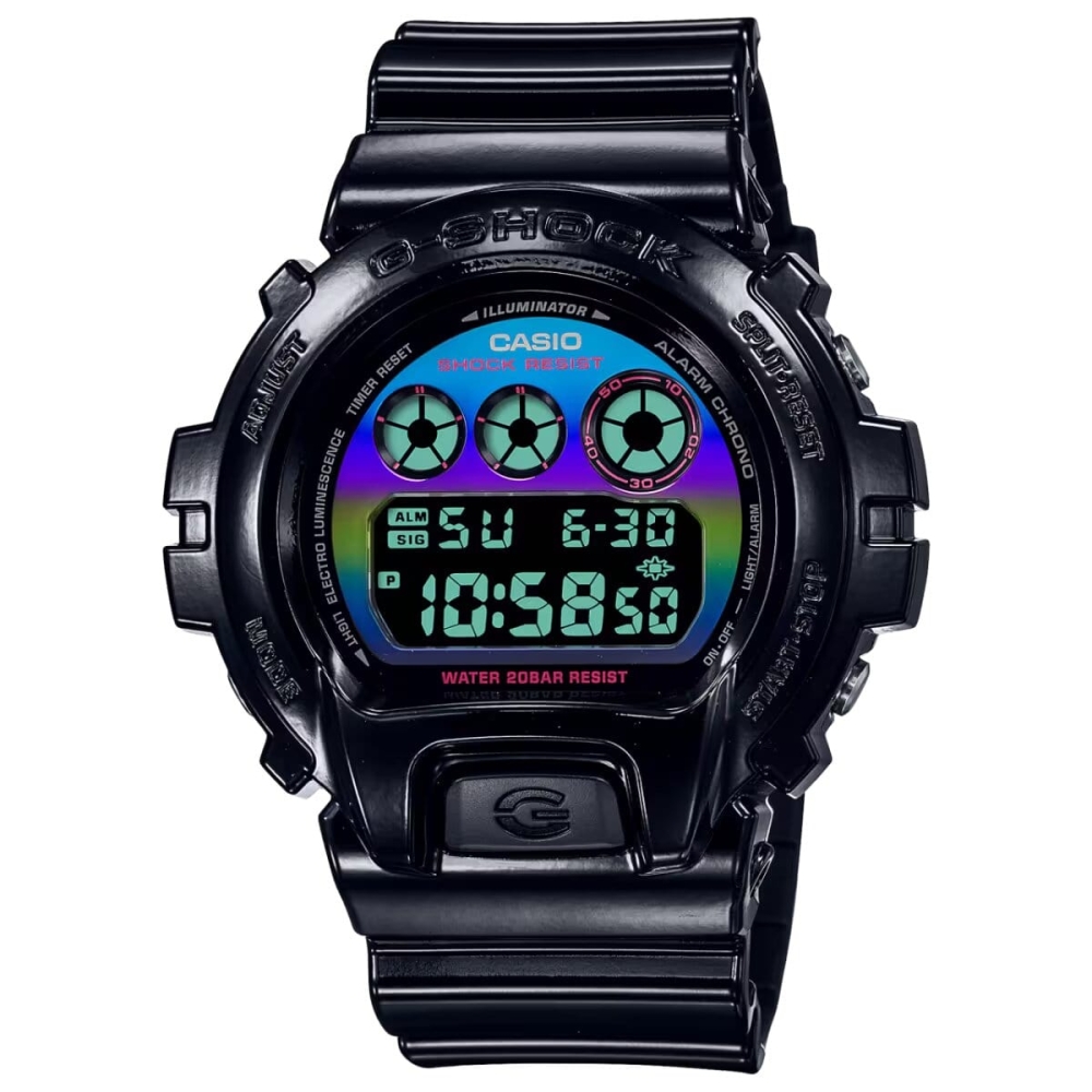 Ceas QUARTZ MAN CASIO DW6900RGB1ER negru multicolor