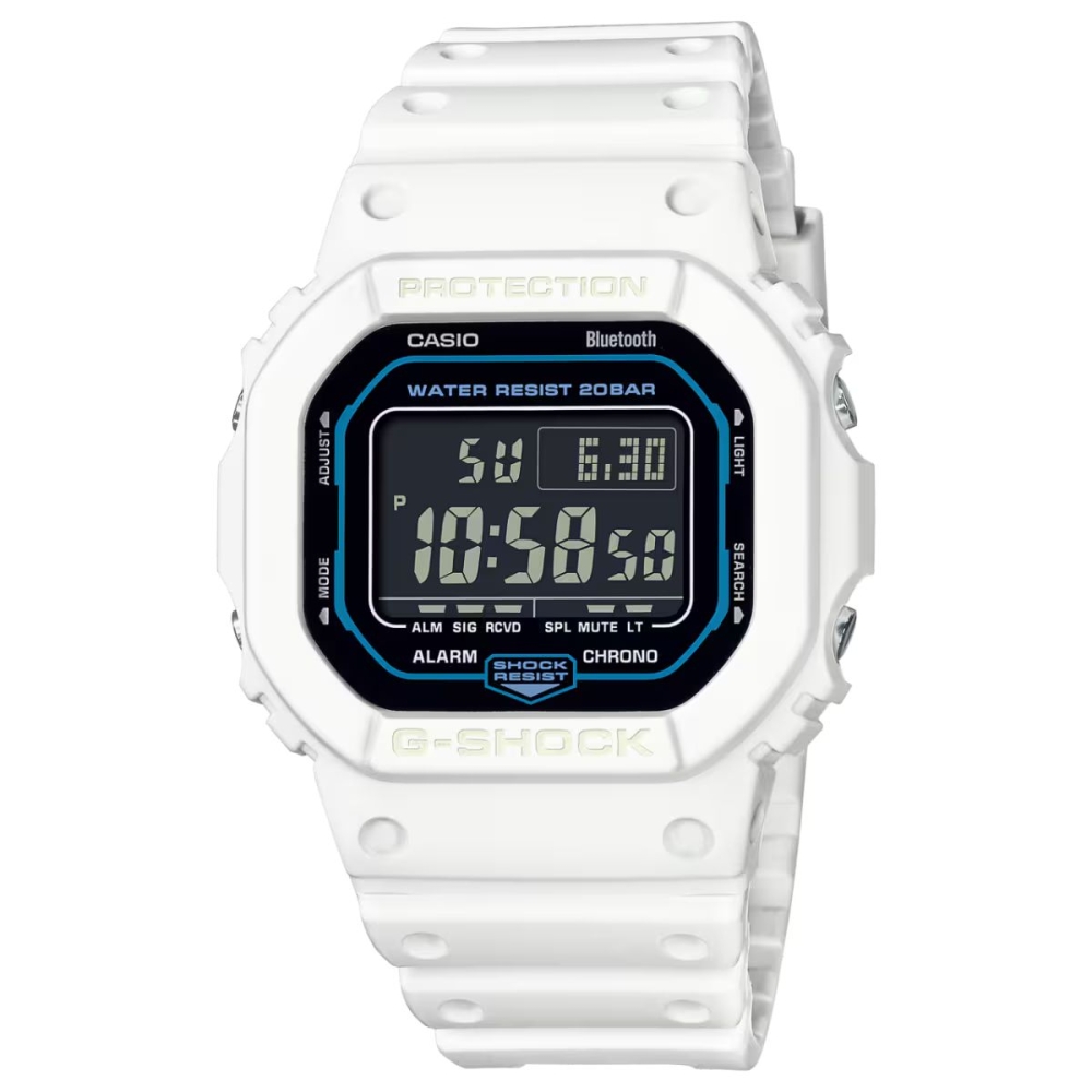 Ceas QUARTZ MAN CASIO DWB5600SF7ER alb gri