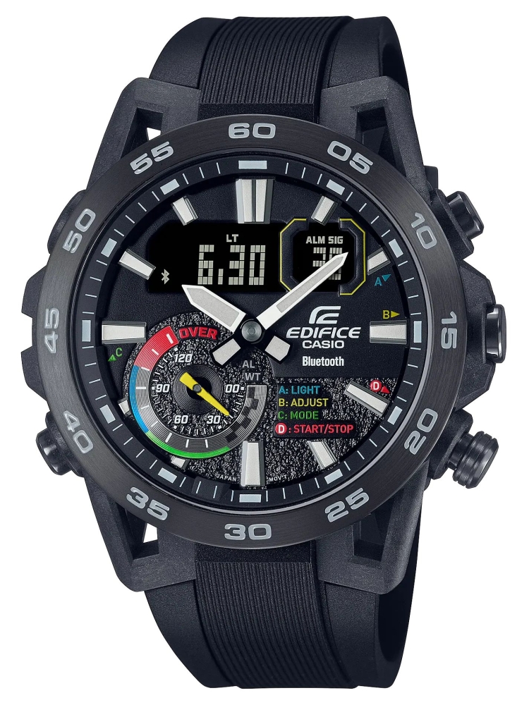 Ceas QUARTZ MAN CASIO ECB-40MP-1AEF negru