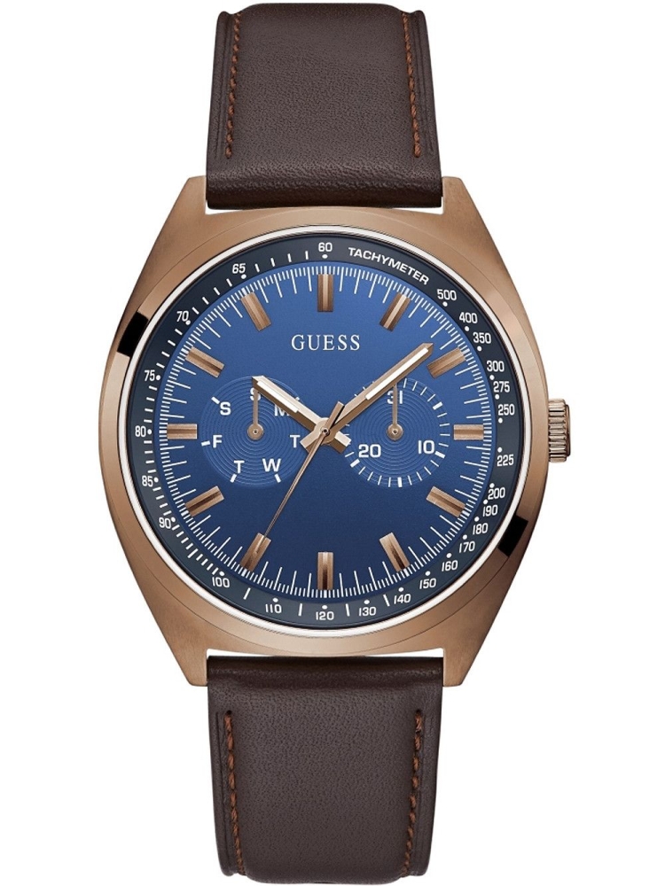 Ceas QUARTZ MAN GUESS GW0212G2 maro albastru