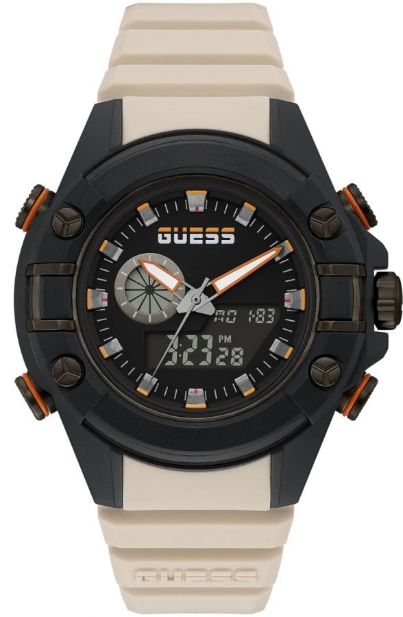 Ceas QUARTZ MAN GUESS GW0269G1 negru bej