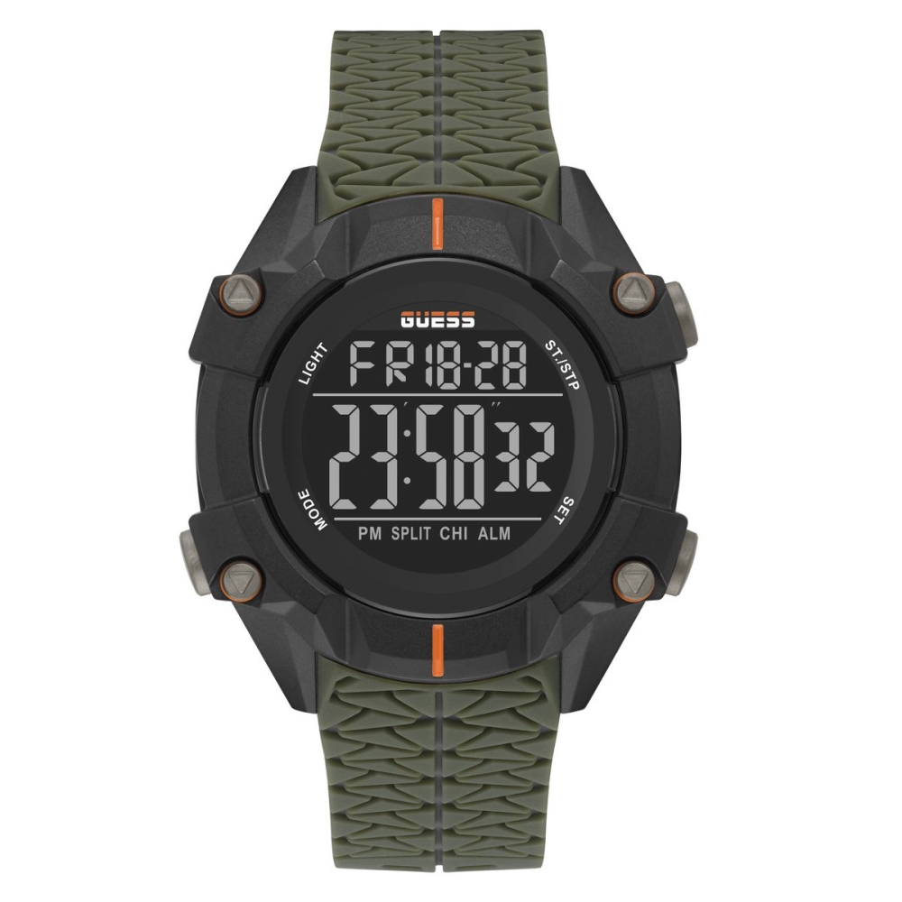 Ceas QUARTZ MAN GUESS GW0342G1 gri verde negru