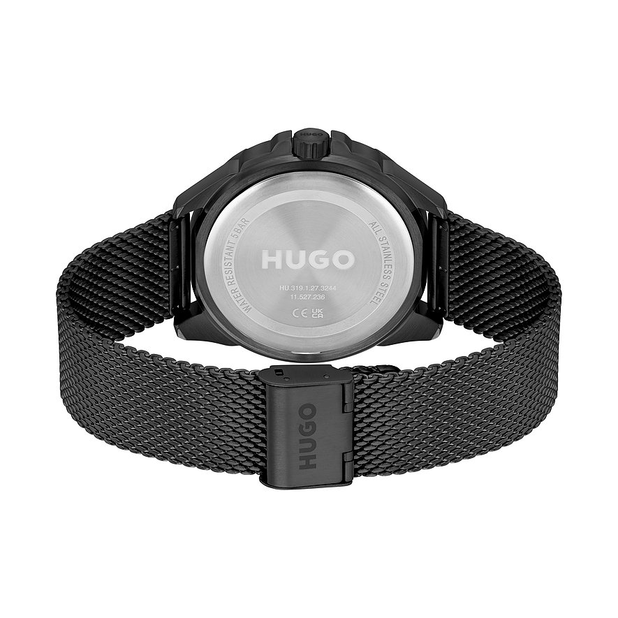 Ceas QUARTZ MAN HUGO 1530289 negru