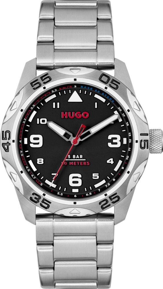 Ceas QUARTZ MAN HUGO 1530332 gri negru