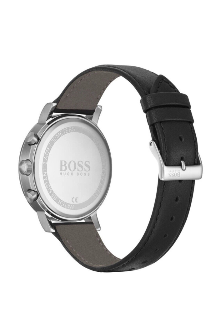 Ceas QUARTZ MAN HUGO BOSS 1513766 argintiu negru