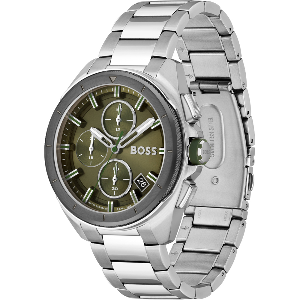 Ceas QUARTZ MAN HUGO BOSS 1513951 gri verde