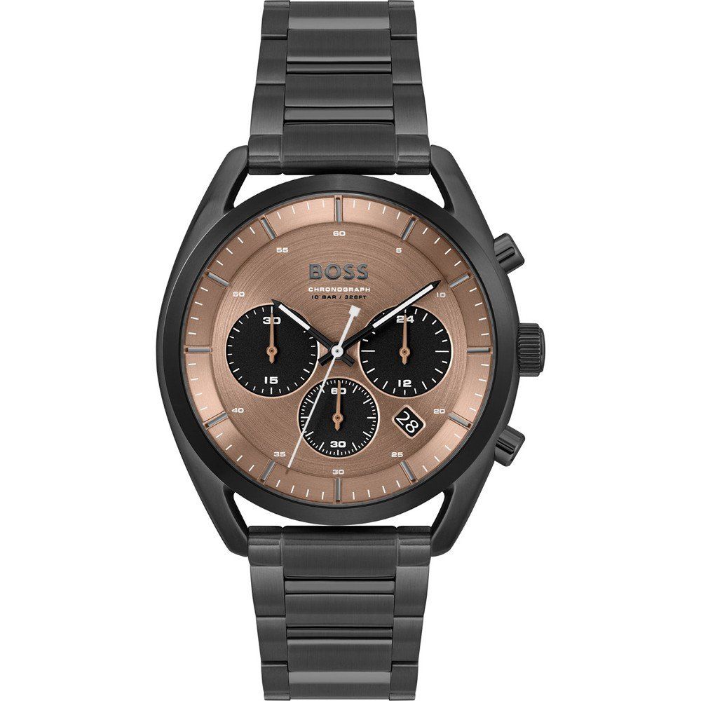 Ceas QUARTZ MAN HUGO BOSS 1514095 negru auriu