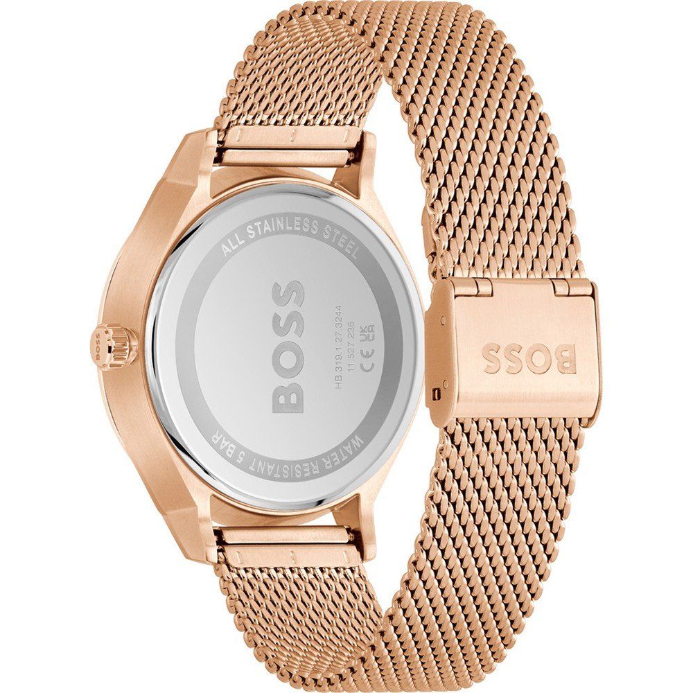 Ceas QUARTZ MAN HUGO BOSS 1514104 roz negru