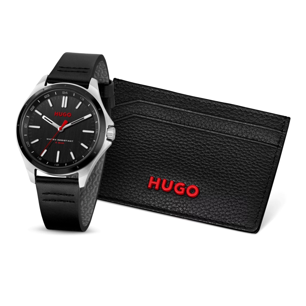 Ceas QUARTZ MAN HUGO BOSS 1570168 gri negru