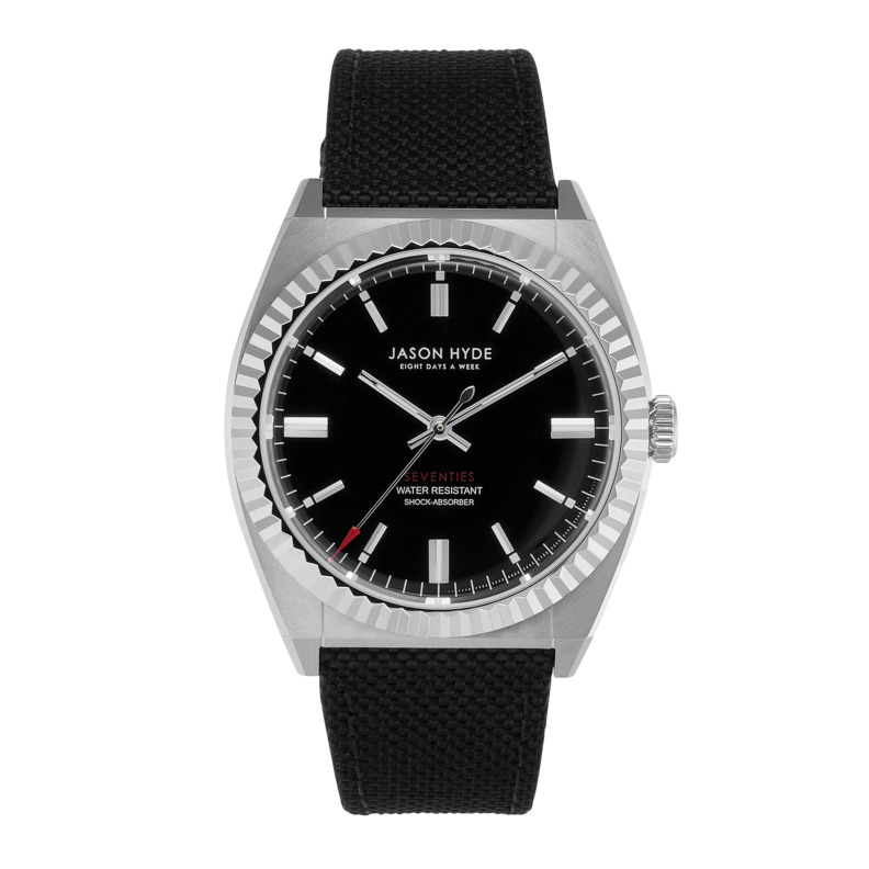 Ceas QUARTZ MAN JASON HYDE JH10025 argintiu gri negru