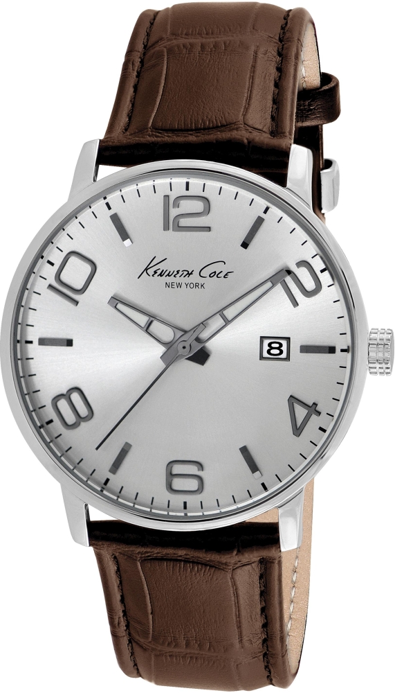 Ceas QUARTZ MAN KENNETH COLE IKC8006 argintiu maro