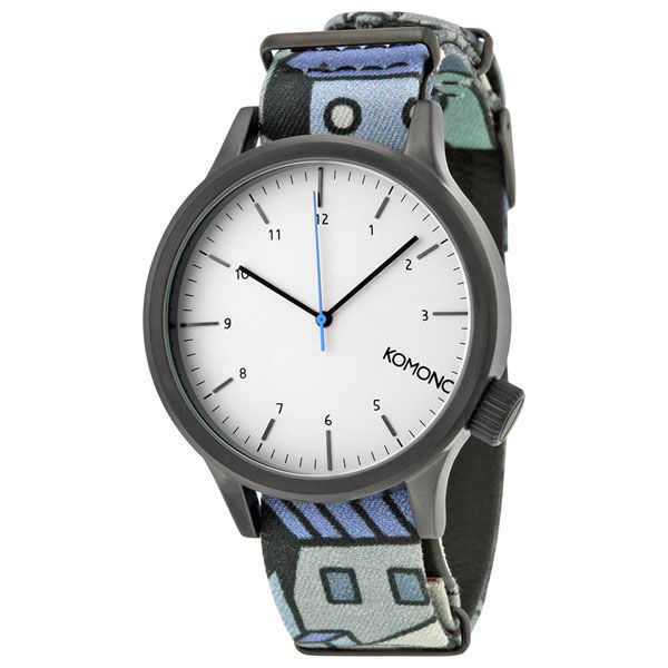 Ceas QUARTZ MAN KOMONO KOM-W1921 negru multicolor alb