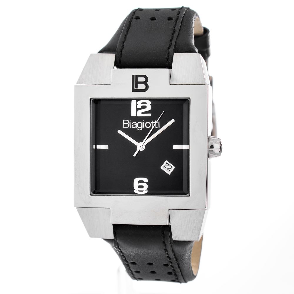 Ceas QUARTZ MAN LAURA BIAGIOTTI LB0035M-NE argintiu negru