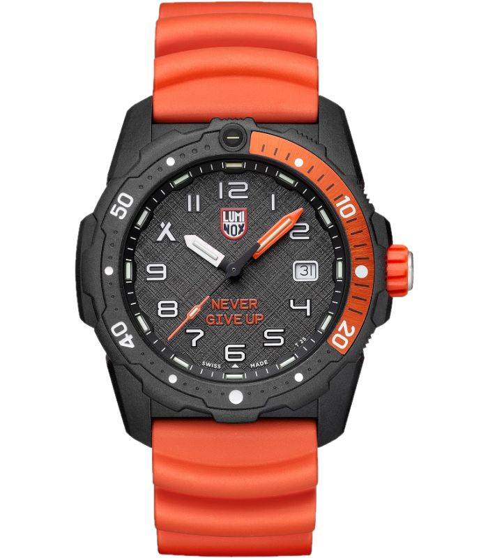 Ceas QUARTZ MAN LUMINOX XB.3729.NGU negru portocaliu