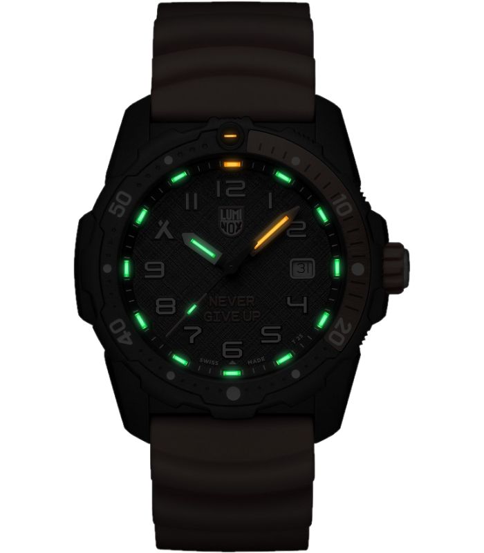 Ceas QUARTZ MAN LUMINOX XB.3729.NGU negru portocaliu