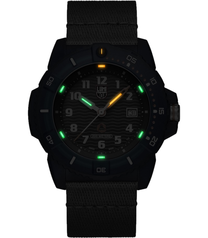 Ceas QUARTZ MAN LUMINOX XS.8902.ECO albastru gri