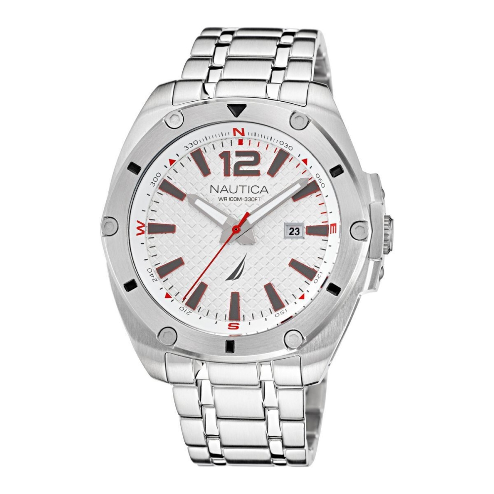 Ceas QUARTZ MAN NAUTICA NAPTCS221 gri alb