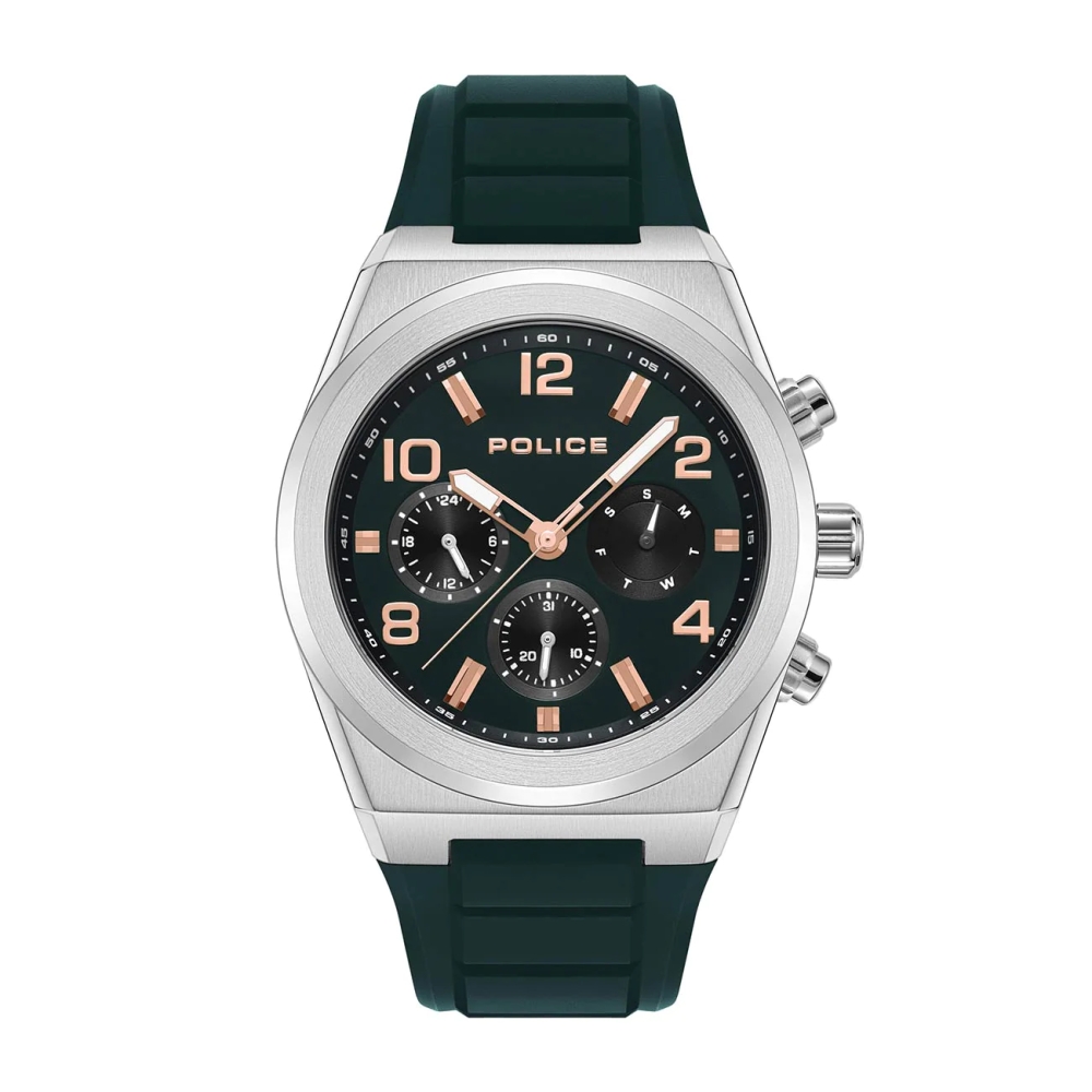 Ceas QUARTZ MAN POLICE PEWJQ2226705 gri verde