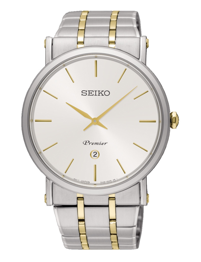 Ceas QUARTZ MAN SEIKO SKP400P1 gri auriu alb