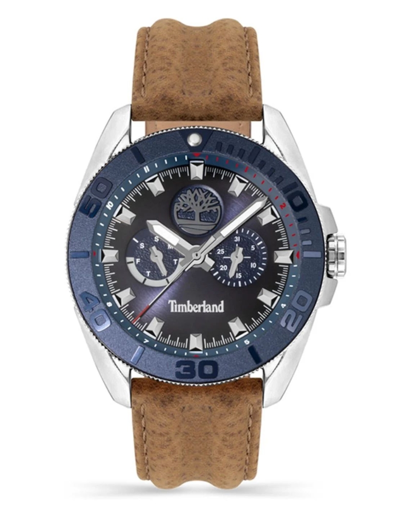 Ceas QUARTZ MAN TIMBERLAND TDWGF2200903 gri maro albastru