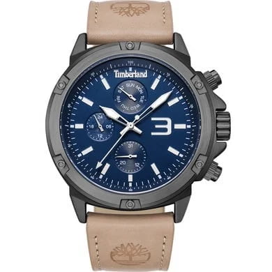 Ceas QUARTZ MAN TIMBERLAND TDWGF9002902 gri bej albastru